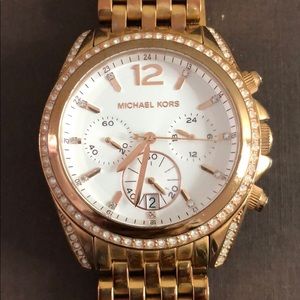 Michael Kors chronological watch with stones